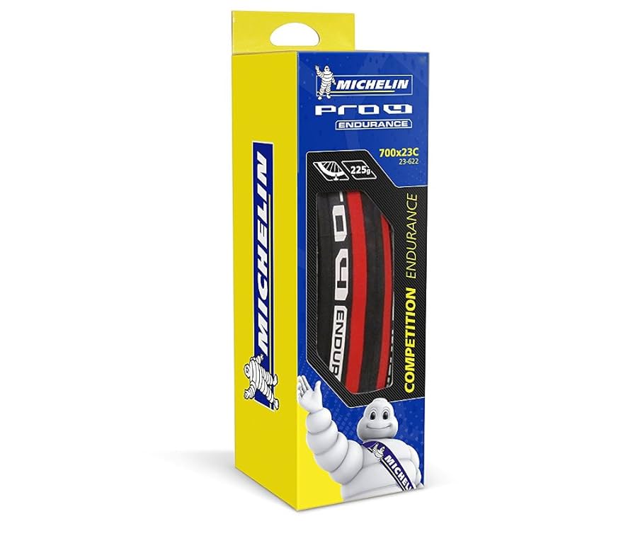 Buy Michelin PRO4 Endurance 23-622 (700x23C) Red Online at